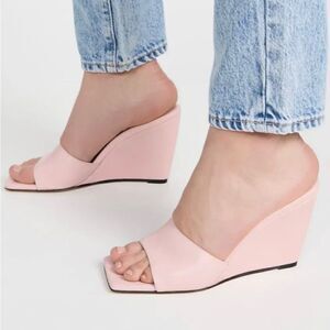 Wandler Gaia Leather Wedge Sandals size 39